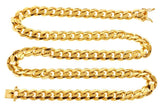 6MM Cuban Curb Link 18k Gold Chain-Chain--Capital Bling