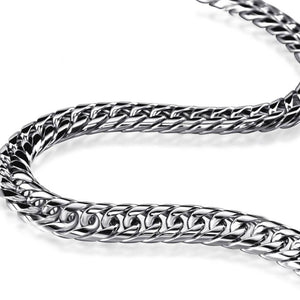12mm Stainless Steel Cuban Curb Link Chain-Chain--Capital Bling