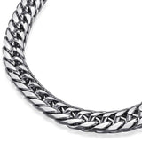 12mm Stainless Steel Cuban Curb Link Chain-Chain--Capital Bling