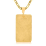 14k Yellow Gold Dream Chasers Chain / Pendant (Meek Mill)-Pendant--Capital Bling