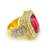 Large 14k Gold Ruby Ring-Ring--Capital Bling
