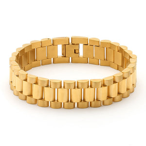 14k Gold Watch Link Bracelet