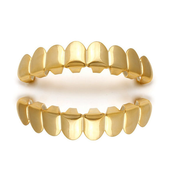 14k Yellow Gold Custom Grills