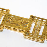 18k Gold Bar Diamond Bracelet-Bracelets--Capital Bling
