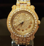 18k Gold / Rose Gold / Stainless Steel Iced Out Bling Watch-Watches--Capital Bling