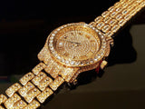 18k Gold / Rose Gold / Stainless Steel Iced Out Bling Watch-Watches--Capital Bling