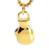 18k Gold Boxing Glove Pendant-Pendant--Capital Bling
