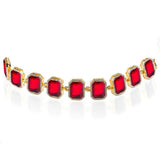 18k Gold Ruby Bracelet-Bracelets--Capital Bling