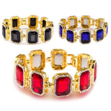 18k Gold Ruby Bracelet-Bracelets--Capital Bling