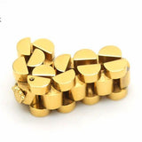 14k Gold Watch Band Link Ring-Ring--Capital Bling