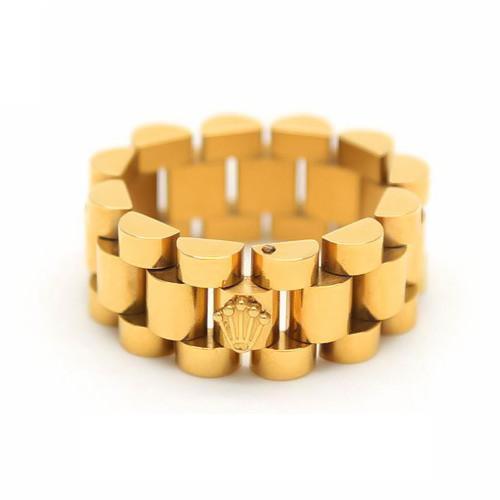 14k Gold Watch Band Link Ring