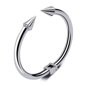 Silver Arrowhead Bangle-Bracelets--Capital Bling