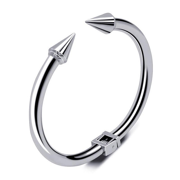 Silver Arrowhead Bangle-Bracelets--Capital Bling