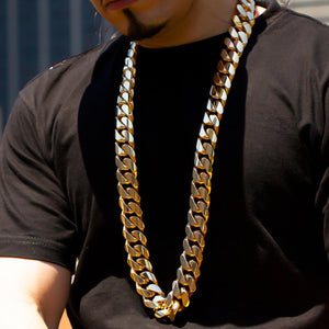 HUGE 14k Gold 25mm Cuban Curb Link Chain-Chain--Capital Bling
