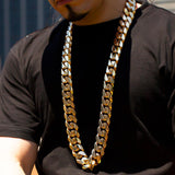 HUGE 14k Gold 25mm Cuban Curb Link Chain-Chain--Capital Bling