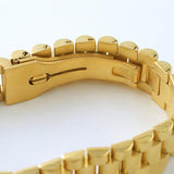 18k Gold Diamond Watch Link Bracelet-Bracelets--Capital Bling