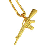 Assault Rifle Pendant (With Chain)-Pendant--Capital Bling