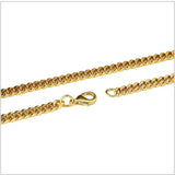 18k Gold Plug Pendant (with chain)-Pendant--Capital Bling