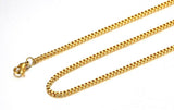 5mm Yellow Gold Round Box Chain-Chain--Capital Bling