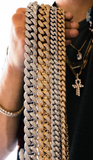 12mm Iced Out Cuban Link CZ Diamond Chain-Chain--Capital Bling