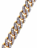Iced Out 18k Gold Cuban Link Chain - Capital Bling