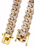 12mm Iced Out Cuban Link CZ Diamond Chain-Chain--Capital Bling