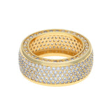 14k Gold Flooded Bling Ring