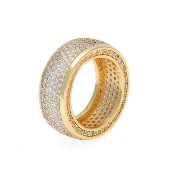 14k Gold Flooded Bling Ring