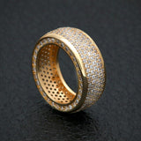 14k Gold Flooded Bling Ring