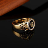14k Gold Medusa Ring-Ring--Capital Bling