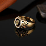 14k Gold Medusa Ring-Ring--Capital Bling