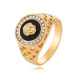 14k Gold Medusa Ring-Ring--Capital Bling