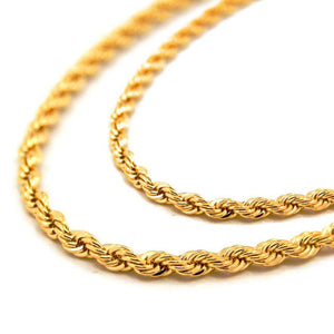 6mm Yellow Gold Dookie Rope Chain-Chain--Capital Bling