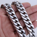 12mm Stainless Steel Cuban Curb Link Chain-Chain--Capital Bling