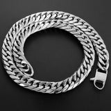 12mm Stainless Steel Cuban Curb Link Chain-Chain--Capital Bling