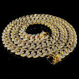 Iced Out 18k Gold Cuban Link Chain - Capital Bling